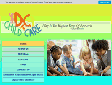 Tablet Screenshot of capitolhillchildcare.com